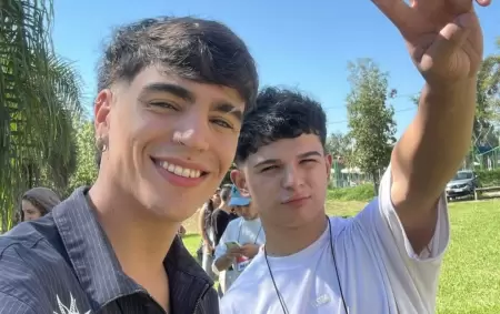Federico Mestre y Máximo Medina en el casting de La Voz Argentina
