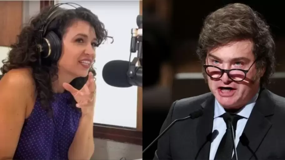 Julia Mengolini sufre una violenta campaa en su contra por exponer a Javier Milei