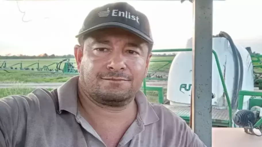 Javier Druzianich tiene 44 aos y es dirigente de la Federacin Agraria de Chaco