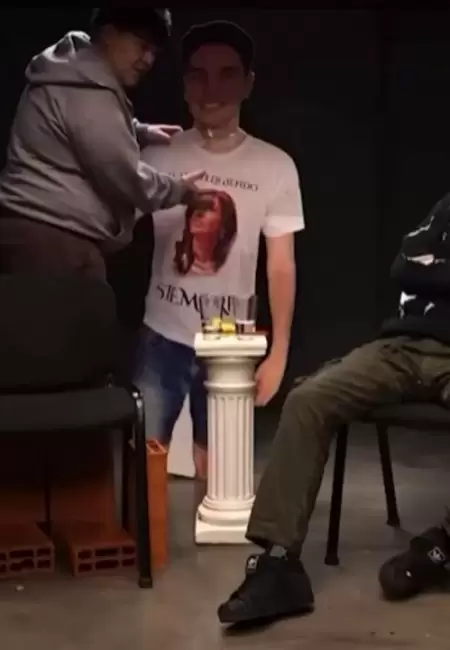 Franco Mortedor y su actitud ofensiva contra el kirchnerismo y Cristina Fernández.