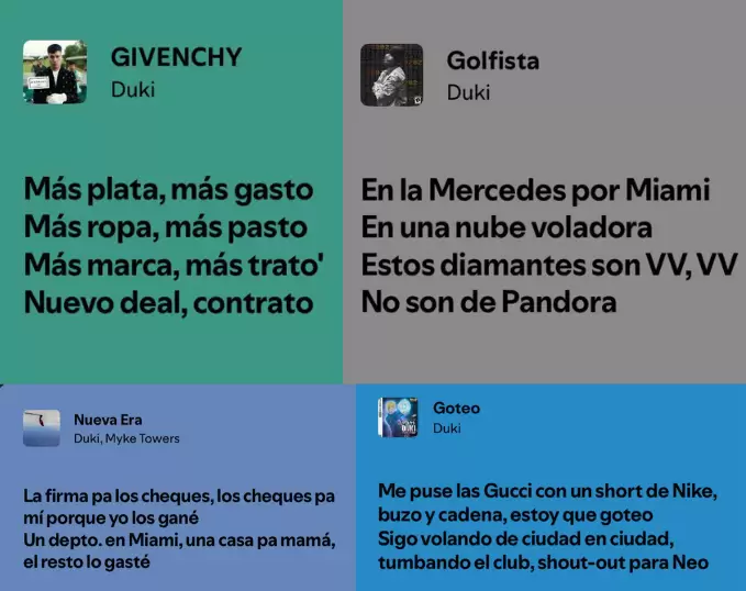 La doble vara de Duki: mientras en sus canciones habla de ropa y autos costosos dice que la verdadera felicidad est en no llegar a fin de mes
