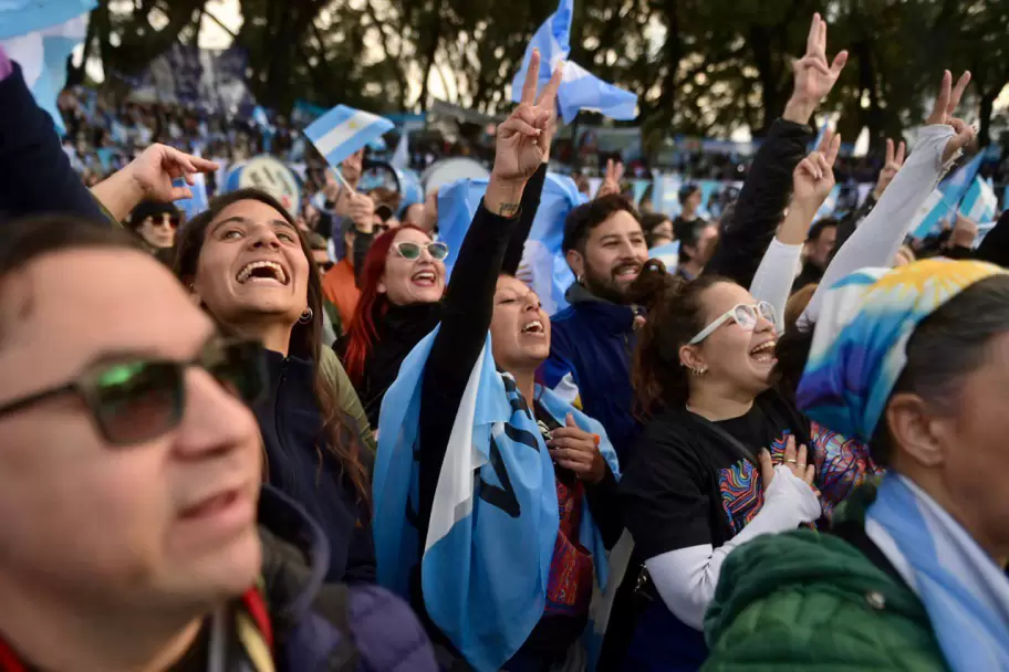 Acto en Parque Lezama donde habl CFK