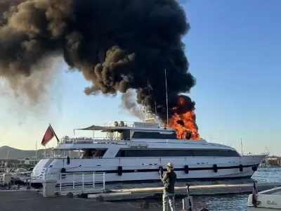 Se incendió en Europa el yate de José Luis Manzano