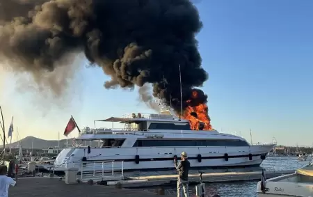 Se incendió en Europa el yate de José Luis Manzano