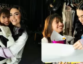 Lali Espósito junto a Briana