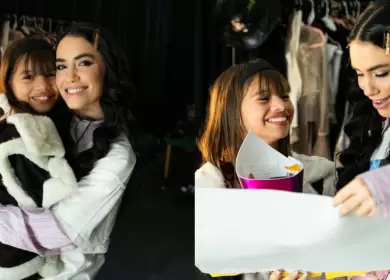 Lali Espósito junto a Briana