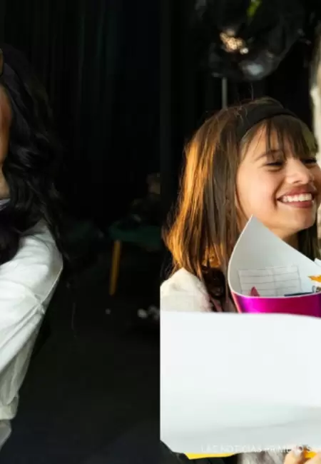 Lali Espósito junto a Briana