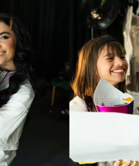 Lali Espósito junto a Briana