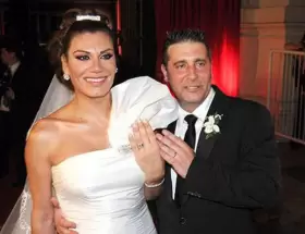 Flor de la V y su marido