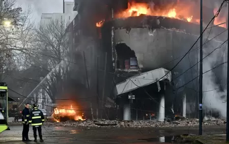 Caos, fuego y evacuación en La Plata
