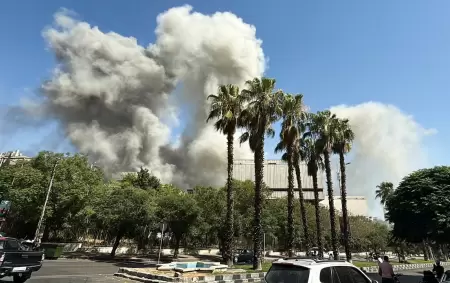 Israel bombardeó el Ministerio de Defensa de Siria