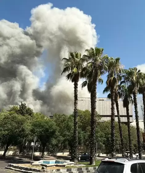 Israel bombarde el Ministerio de Defensa de Siria