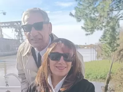 Pablo Cabrera y su esposa Sandra Cano, candidata a concejal libertaria