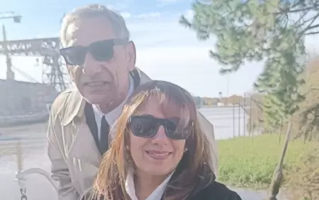 Pablo Cabrera y su esposa  Sandra Cano, candidata a concejal libertaria