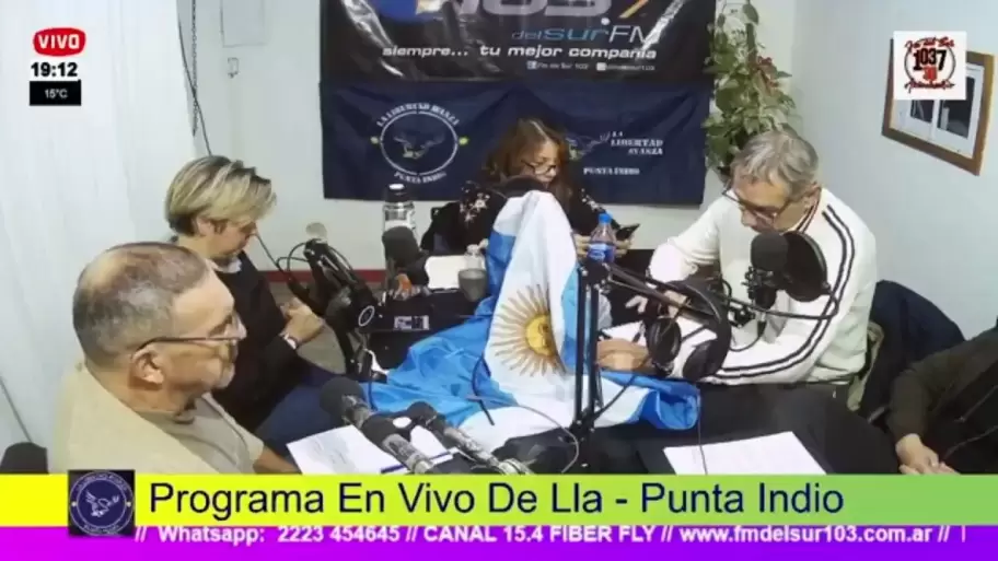 Pablo Cabrera reivindic el uso de falcon verdes en su programa de radio