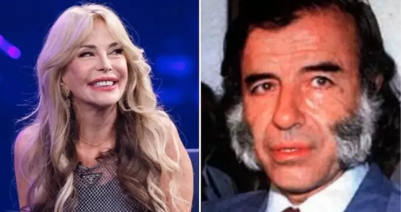 Graciela Alfano se enamor de las patillas de Menem