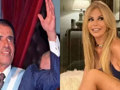 Menem y Graciela Alfano