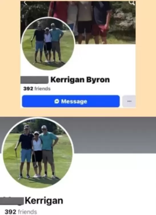 Megan Kerrigan se quit el apellido de su esposo infiel