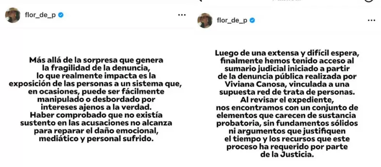 Flor De la V pide que la Justicia sea responsable ante la gravedad de la denuncia