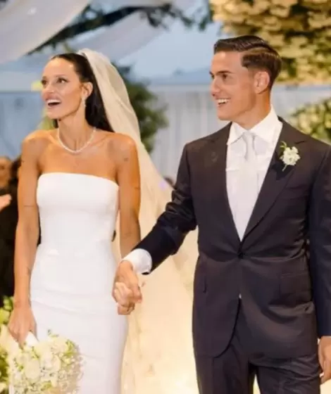 Oriana Sabatini y Paulo Dybala