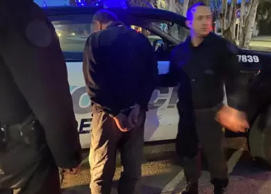 Sergio Gustavo Razzari cuando fue recapturado a 10 cuadras de donde se fugó y con otra ropa.