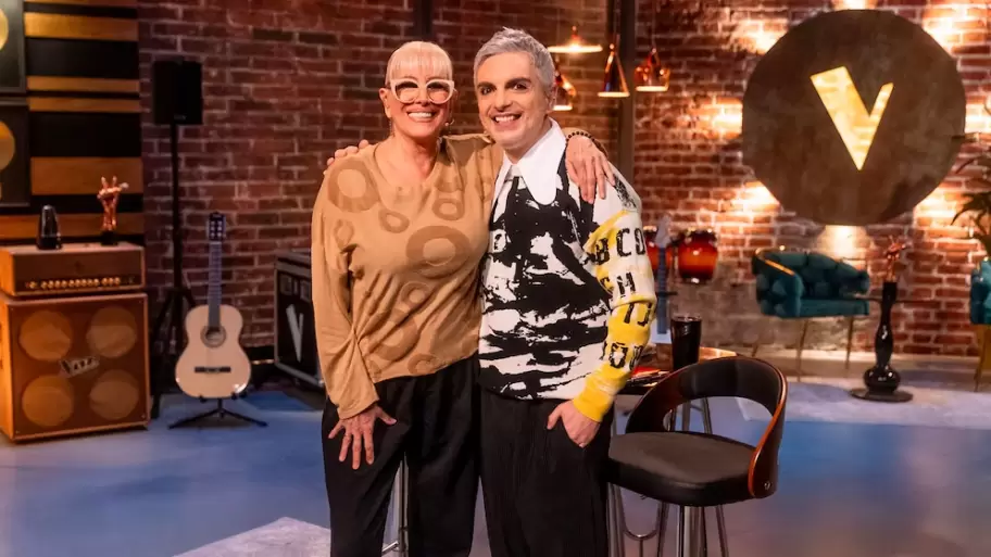 Valeria Lynch junto a Ale Sergi de Miranda!. Ambos estarán en el mismo equipo de coaches.
