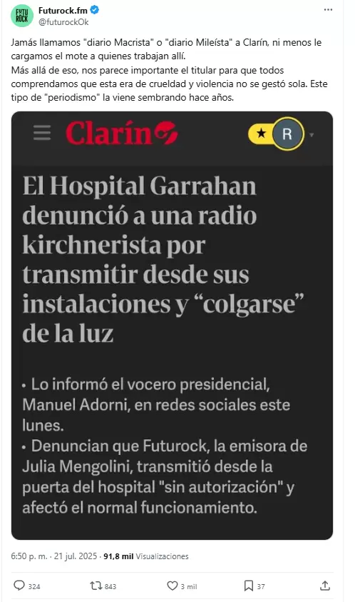 La respuesta de Futurock