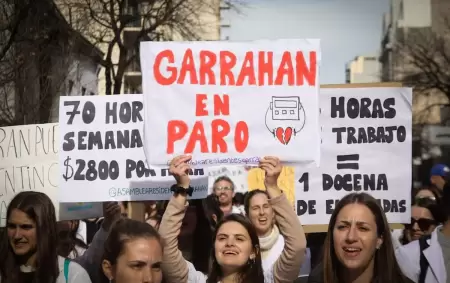 Trabajadores del Garrahan movilizaron