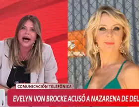 Nazarena Vélez se sacó chispas con Evelyn Von Brocke por una vieja deuda de su difunto ex marido.