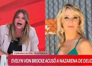 Nazarena Vélez se sacó chispas con Evelyn Von Brocke por una vieja deuda de su difunto ex marido.