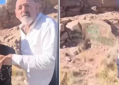 Turistas vandalizaron el dique Potrerillos