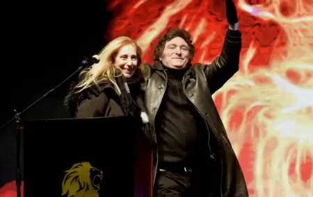 Karina Milei y su hermano Javier