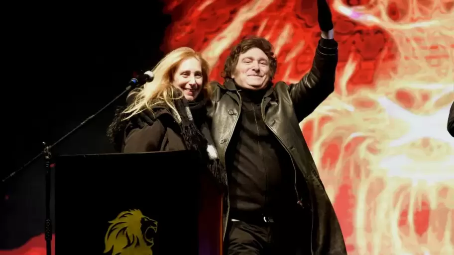 Karina Milei y su hermano Javier