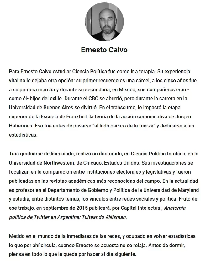 El perfil en la revista Anfibia del verdadero Ernesto Calvo que quisieron llevar a TN.
