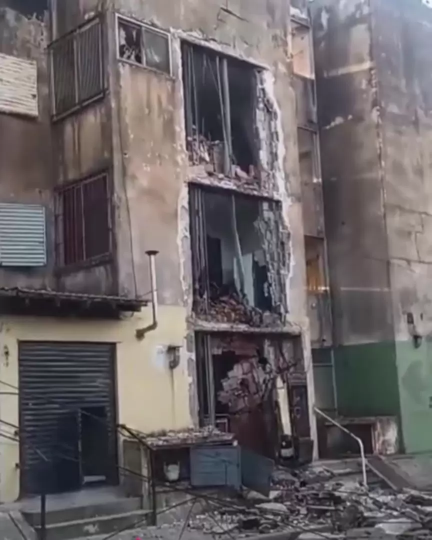 Explosin por fuga de gas en Florencio Varela