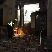 Explosin, pnico y escombros: investigan el derrumbe parcial de un edificio en Florencio Varela