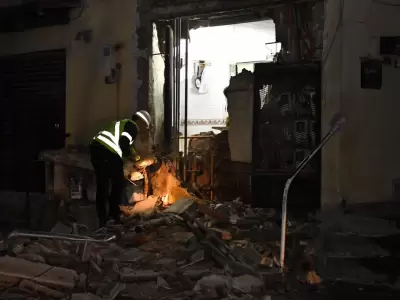 Explosión provocada por una presunta fuga de gas