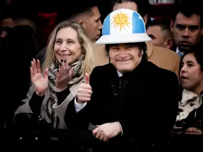 Mientras tanto, Milei de fiesta en la Sociedad Rural