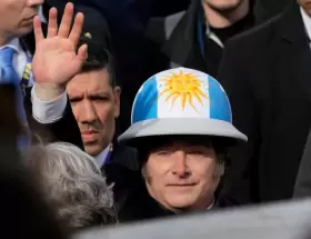 Mientras tanto, Milei de fiesta en la Sociedad Rural