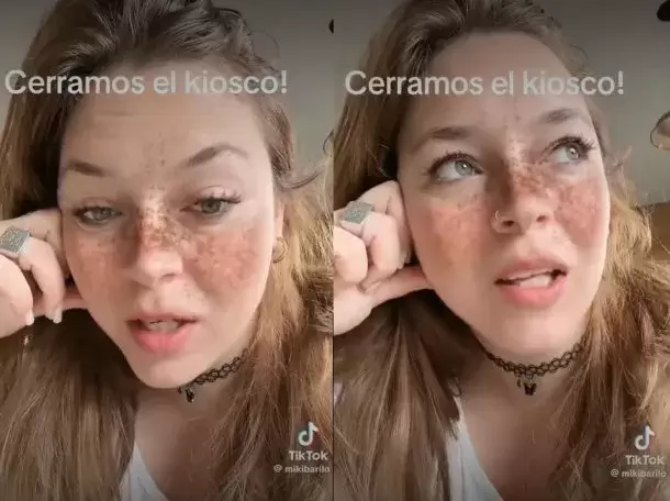 La kiosquera libertaria cerr su negocio.