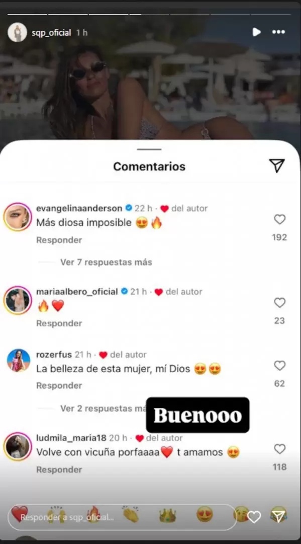 Pampita pone "me gusta" a los comentarios que la vinculan con Vicua