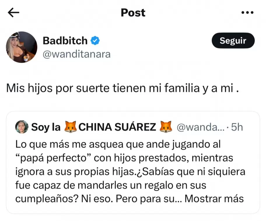 Wanda Nara contra Icardi