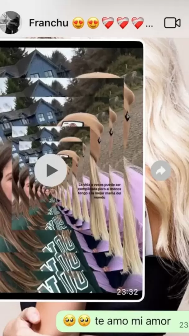El emotivo mensaje que recibi Wanda Nara por parte de su hija Francesca