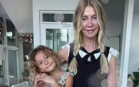 "Mi chiquitita ms linda del mundo... Mi corazn rojo, mi todo todo...": el mensaje que Cris Morena le habia dedicado a su nieta