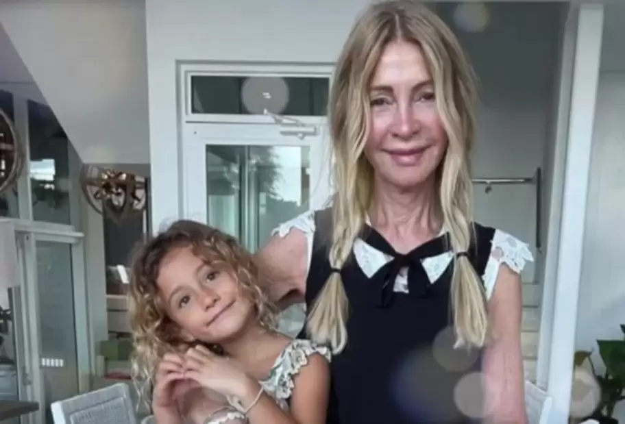 "Mi chiquitita ms linda del mundo... Mi corazn rojo, mi todo todo...": el mensaje que Cris Morena le habia dedicado a su nieta