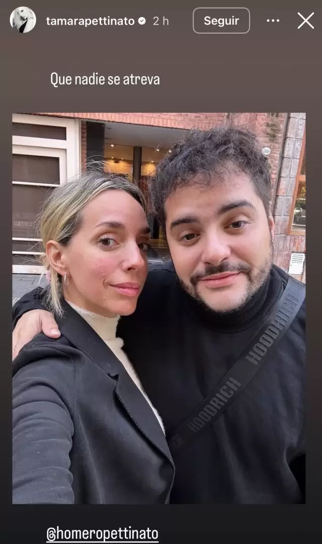 Tamara Pettinato sali a bancar a su hermano Homero