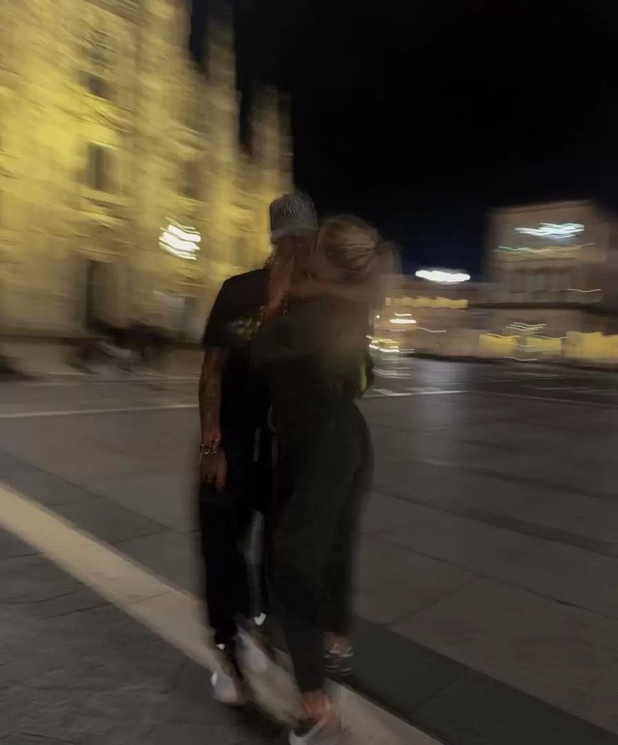 Wanda Nara y L-Gante muy acaramelados en Europa