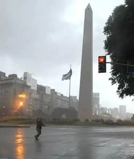 La primavera llega con lluvias en Buenos Aires