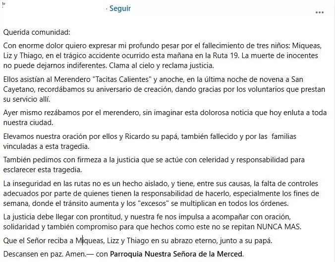 El doloroso mensaje de despedida de la escuela a la que iban los hermanitos fallecidos
