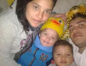 Ricardo Oliva y sus tres hijos, de 8, 11 y 12 aos, murieron al ser embestidos